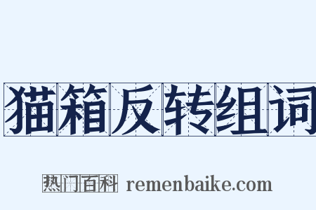 猫箱反转组词是什么意思的图片